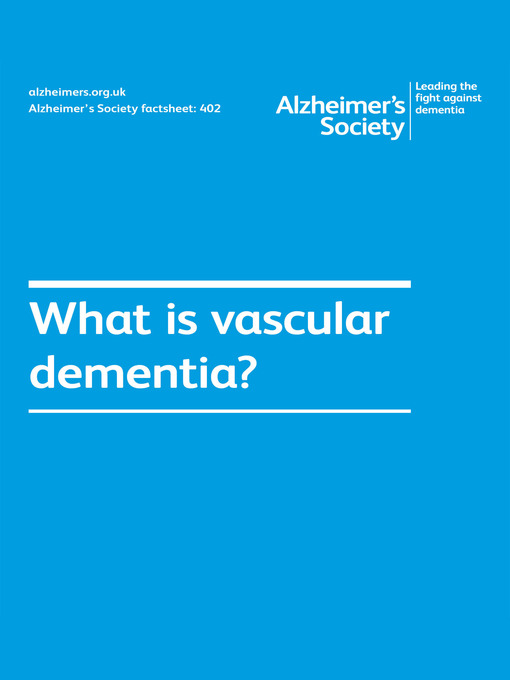 Title details for Alzheimer's Society factsheet 402 by Alzheimer's Society - Available